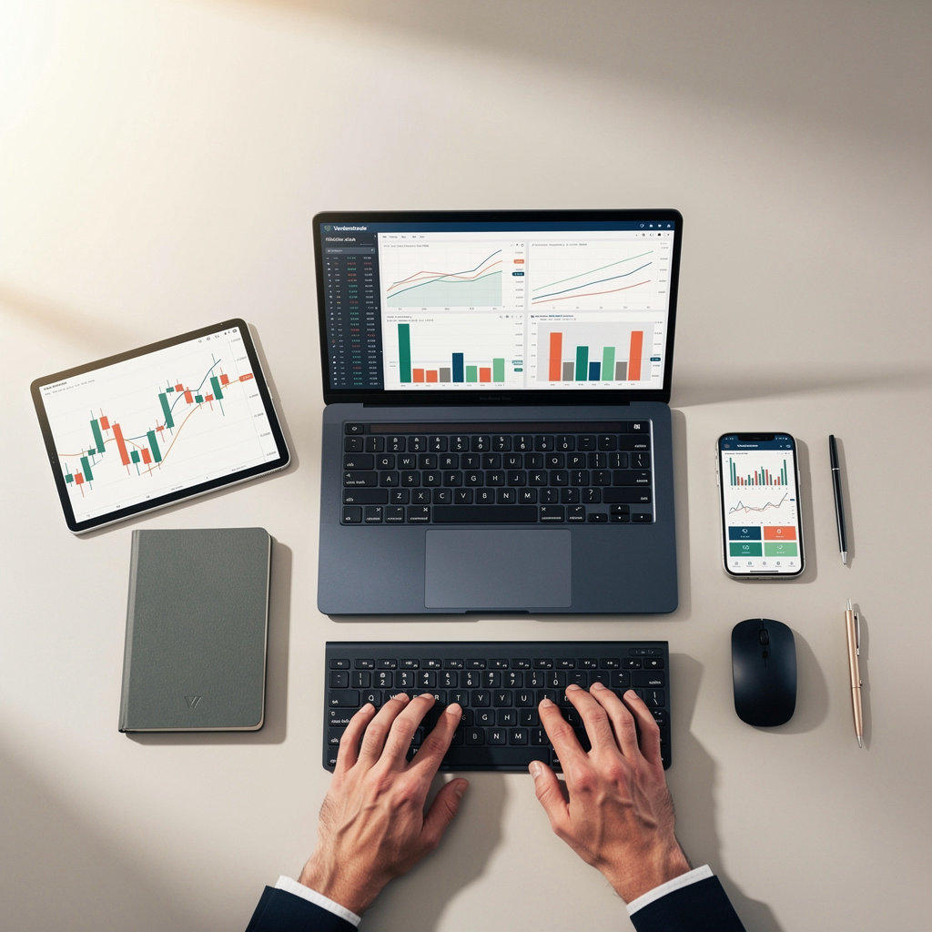 Verdenstrade professional trading platform for crypto, forex, and stocks with real-time market data